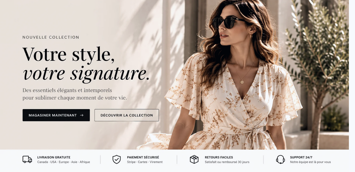 VELYORA nouvelle collection - Votre style, votre signature